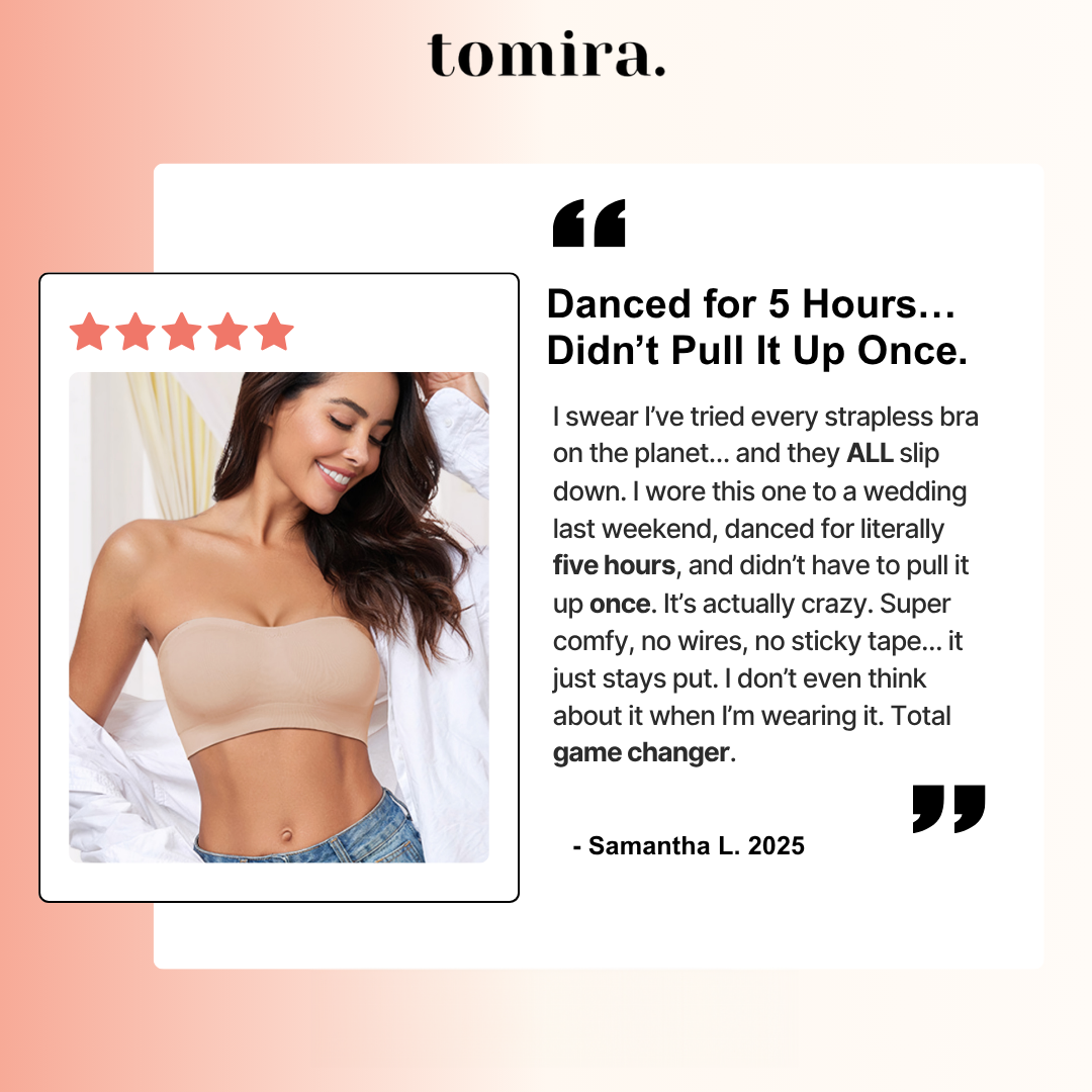 Tomira's Non-slip Strapless Bra